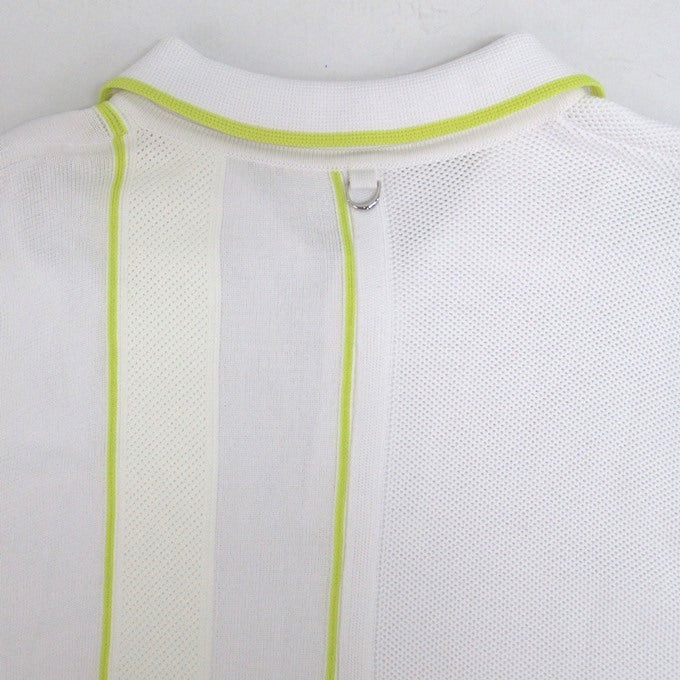 JACQUEMUS The Juego Polo Shirt White Yellow Size M