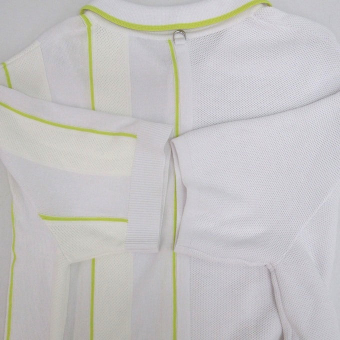 JACQUEMUS The Juego Polo Shirt White Yellow Size M