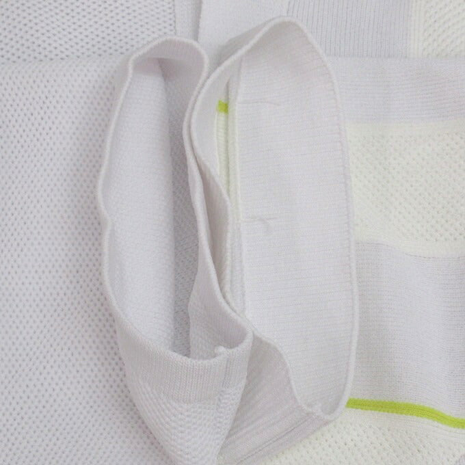 JACQUEMUS The Juego Polo Shirt White Yellow Size M