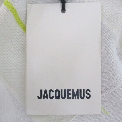 JACQUEMUS The Juego Polo Shirt White Yellow Size M