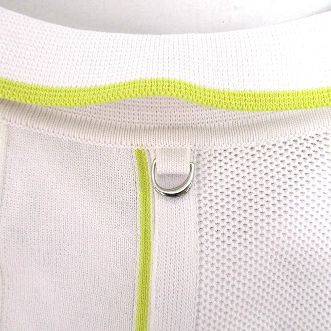 JACQUEMUS The Juego Polo Shirt White Yellow Size M
