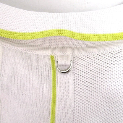 JACQUEMUS The Juego Polo Shirt White Yellow Size M