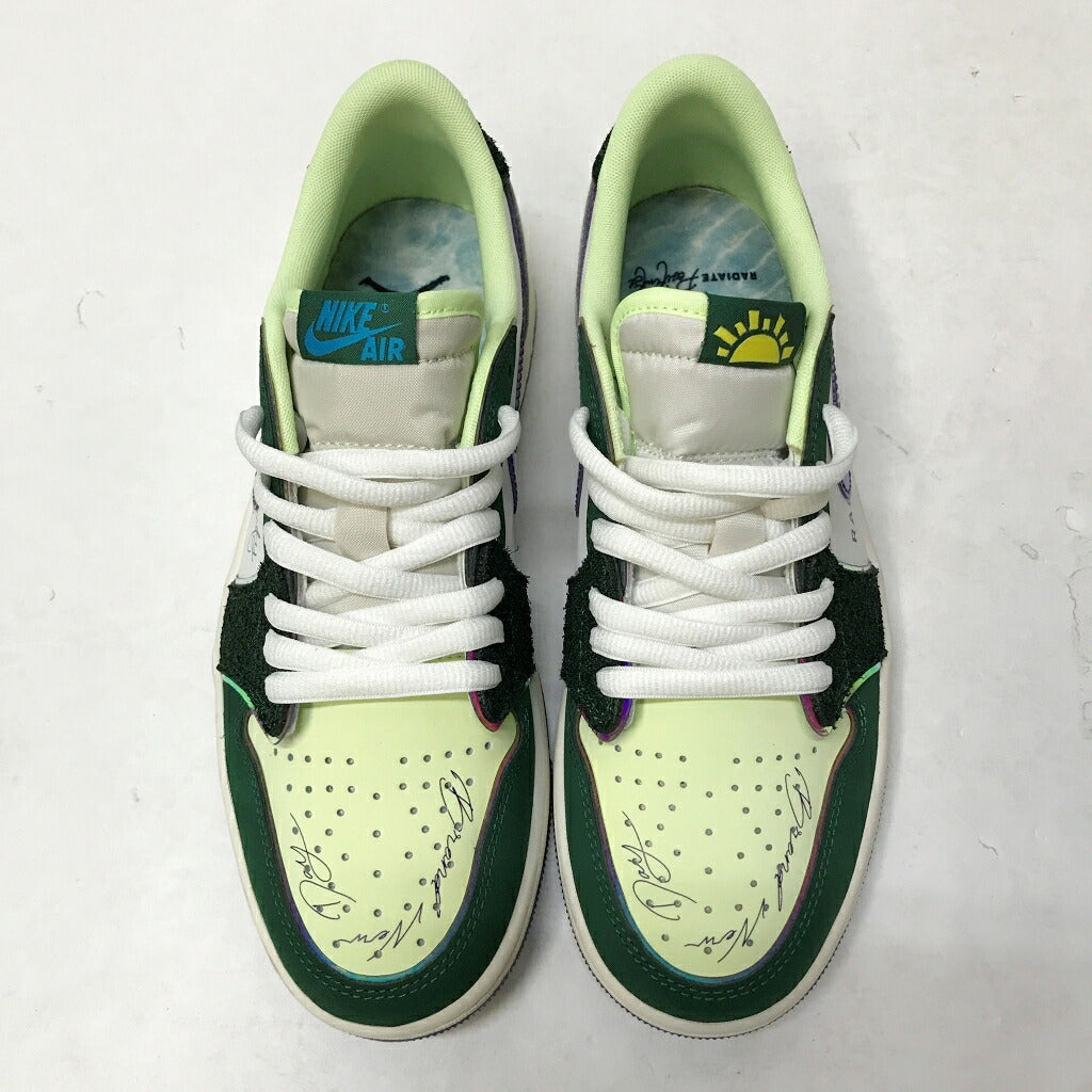 NIKE Air Jordan 1 Low OG Multi-Color Sneakers Size 27.5