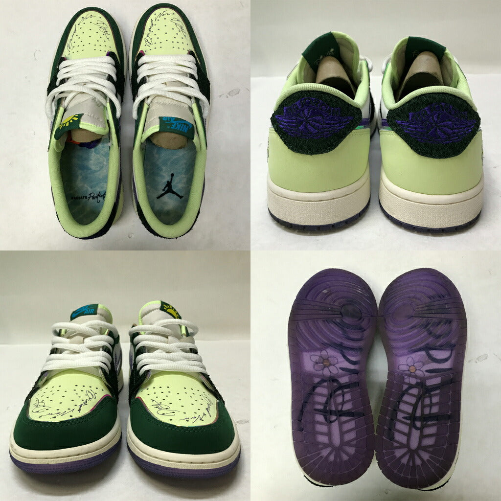 NIKE Air Jordan 1 Low OG Multi-Color Sneakers Size 27.5