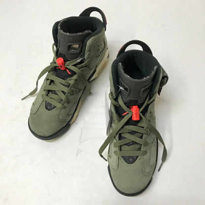 NIKE x TRAVIS SCOTT Air Jordan 6 Retro GS Sneakers Size 24.0