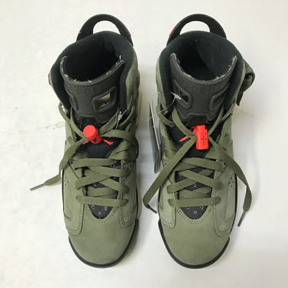 NIKE x TRAVIS SCOTT Air Jordan 6 Retro GS Sneakers Size 24.0