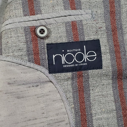 Nicole 90s Old Nicole Stripe Wool Jacket Size S
