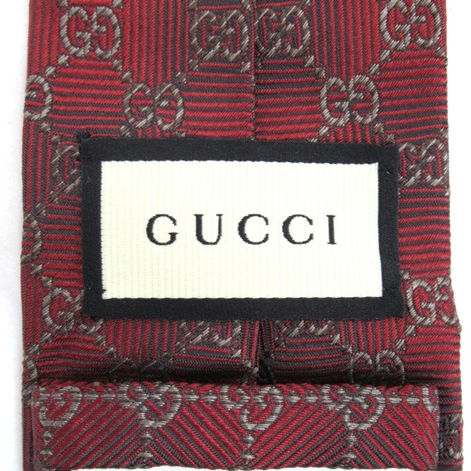 GUCCI GG Interlocking Red Tie Size ONE SIZE