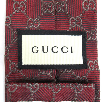GUCCI GG Interlocking Red Tie Size ONE SIZE