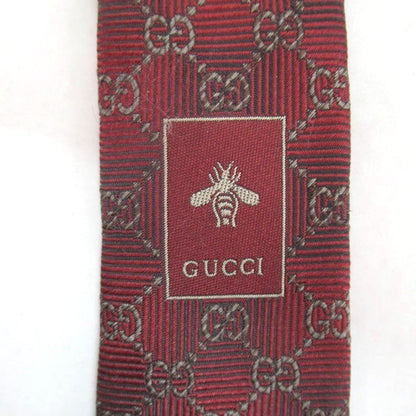 GUCCI GG Interlocking Red Tie Size ONE SIZE