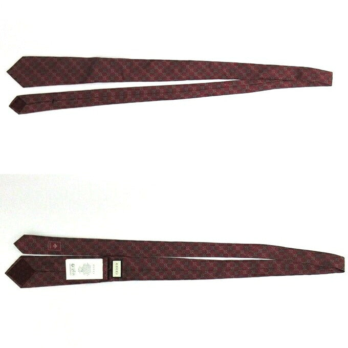GUCCI GG Interlocking Red Tie Size ONE SIZE