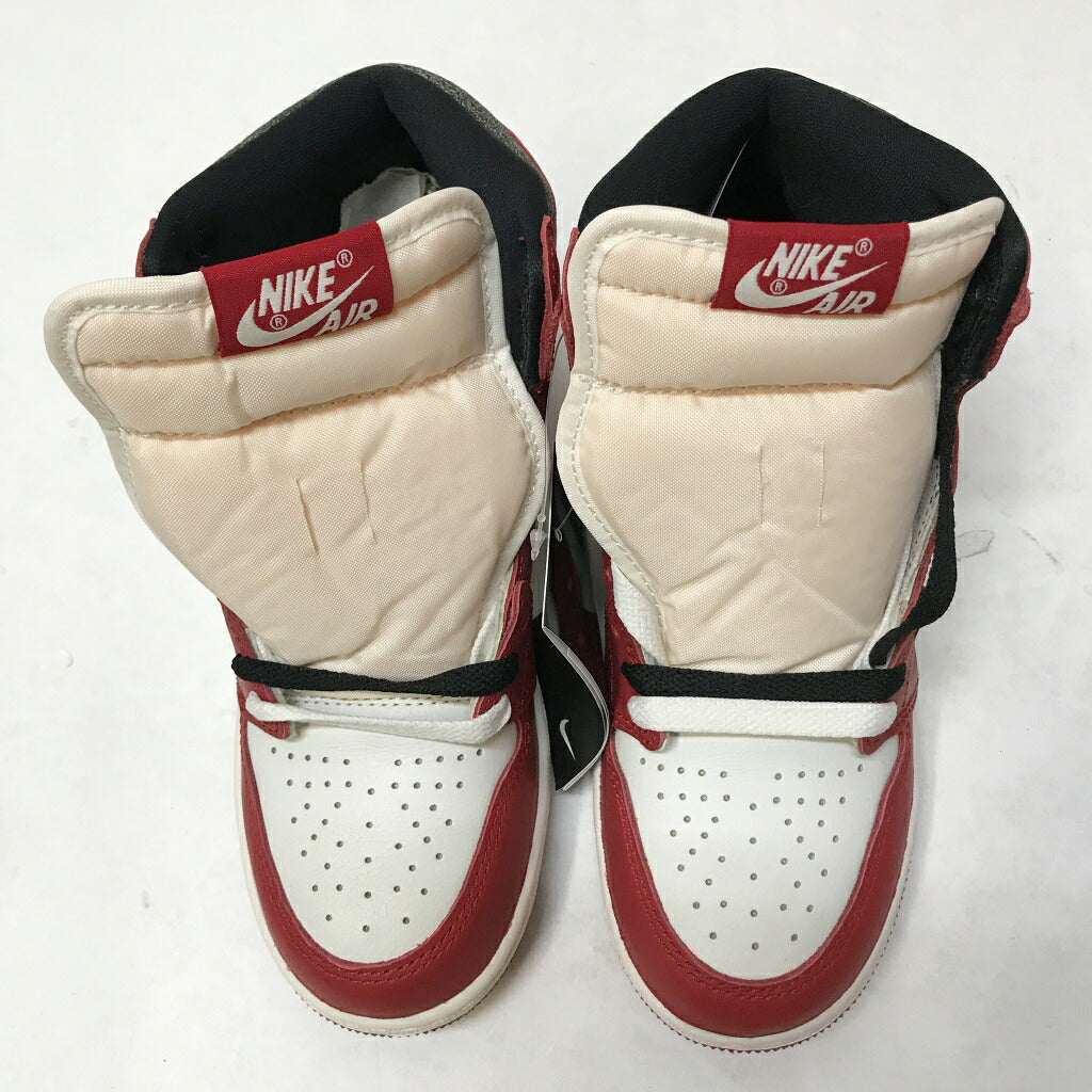 NIKE Air Jordan 1 Retro High OG GS White Sneakers Size 23.0