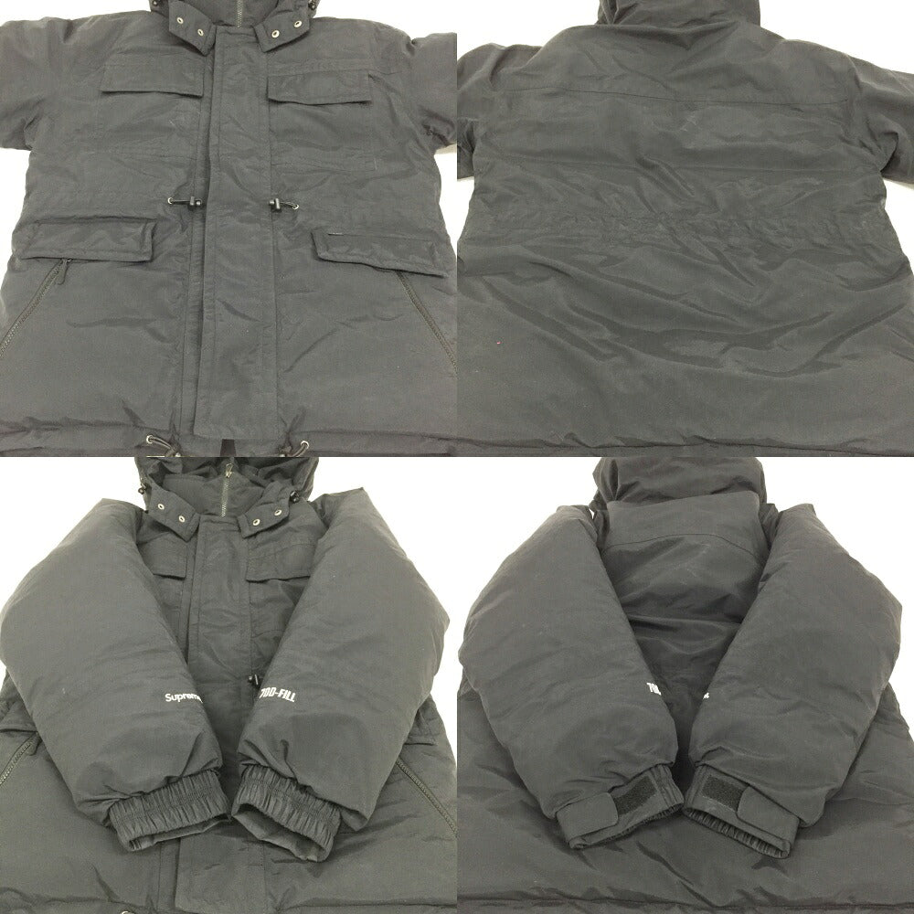 Supreme Downtown 700-Fill Down Parka Black Jacket Size M