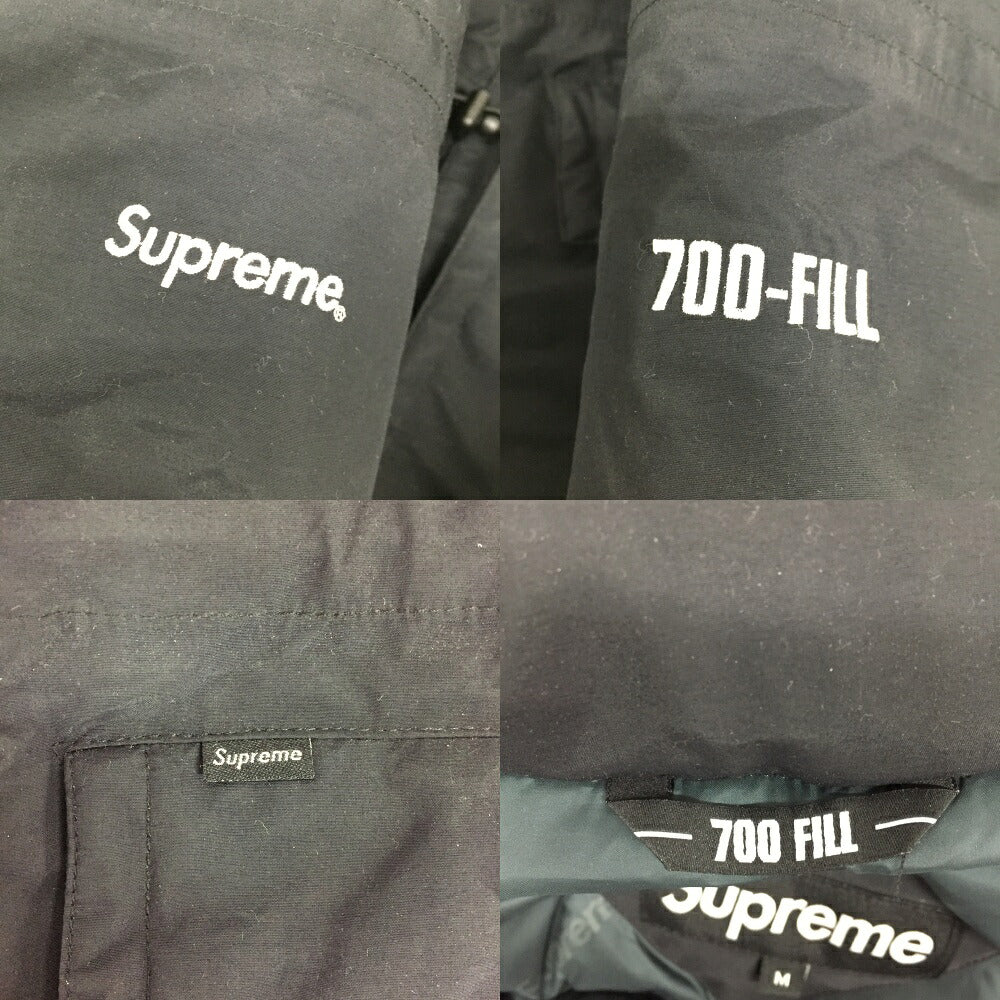 Supreme Downtown 700-Fill Down Parka Black Jacket Size M