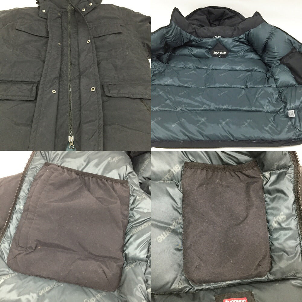 Supreme Downtown 700-Fill Down Parka Black Jacket Size M