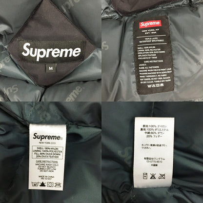 Supreme Downtown 700-Fill Down Parka Black Jacket Size M