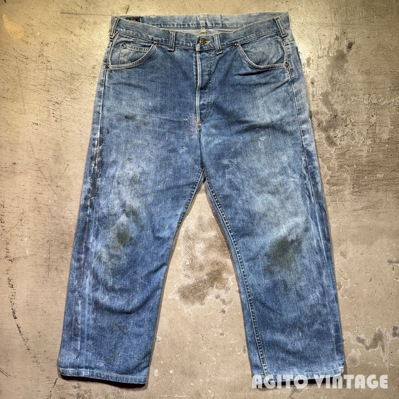 Lee RIDERS 70s 200B Bleached Selvedge Denim Size W38