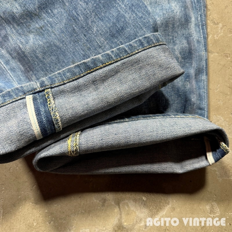 Lee RIDERS 70s 200B Bleached Selvedge Denim Size W38