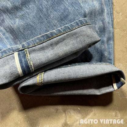 Lee RIDERS 70s 200B Bleached Selvedge Denim Size W38