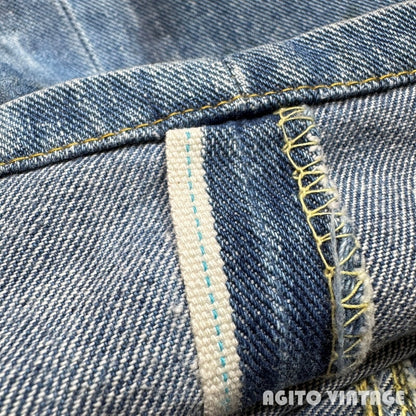 Lee RIDERS 70s 200B Bleached Selvedge Denim Size W38