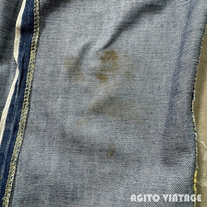 Lee RIDERS 70s 200B Bleached Selvedge Denim Size W38