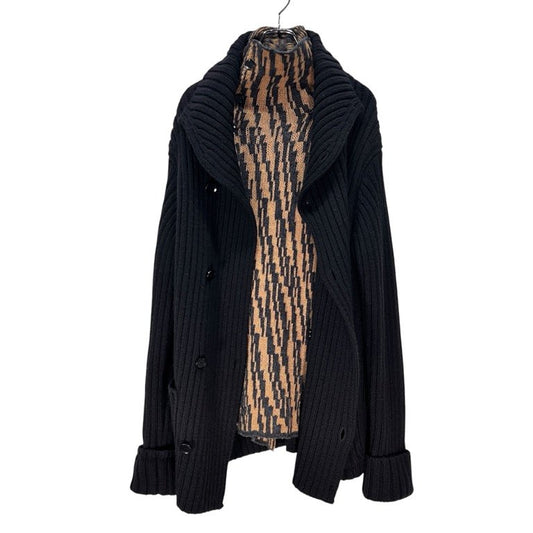 Yohji Yamamoto 14AW Wool Double-breasted Knit Jacket Size 3
