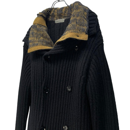 Yohji Yamamoto 14AW Wool Double-breasted Knit Jacket Size 3