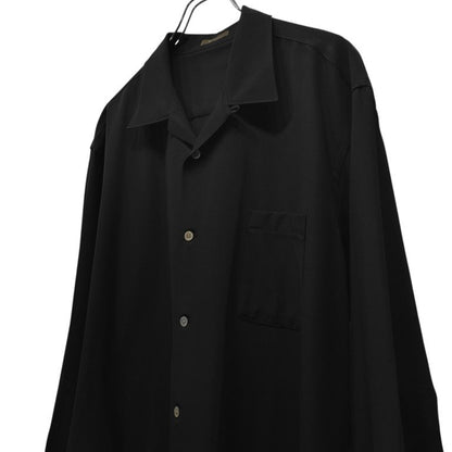Y's for men 90s Wool Tuxedo Open Oversized Shirt Size XL