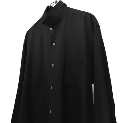 Y's for men 90s Wool Tuxedo Open Oversized Shirt Size XL