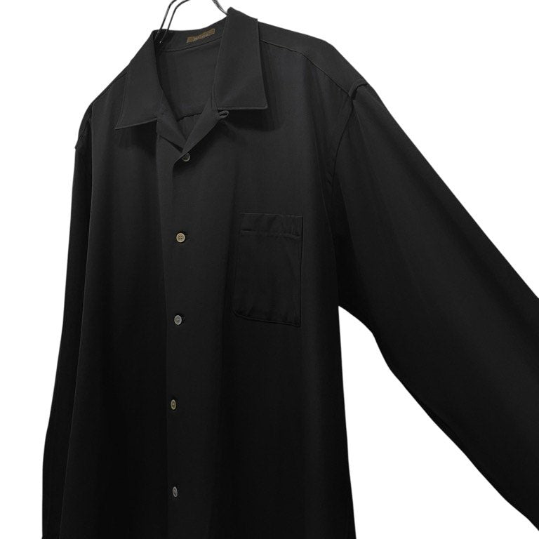 Y's for men 90s Wool Tuxedo Open Oversized Shirt Size XL