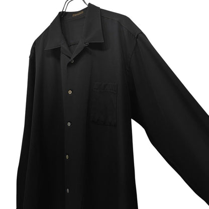 Y's for men 90s Wool Tuxedo Open Oversized Shirt Size XL