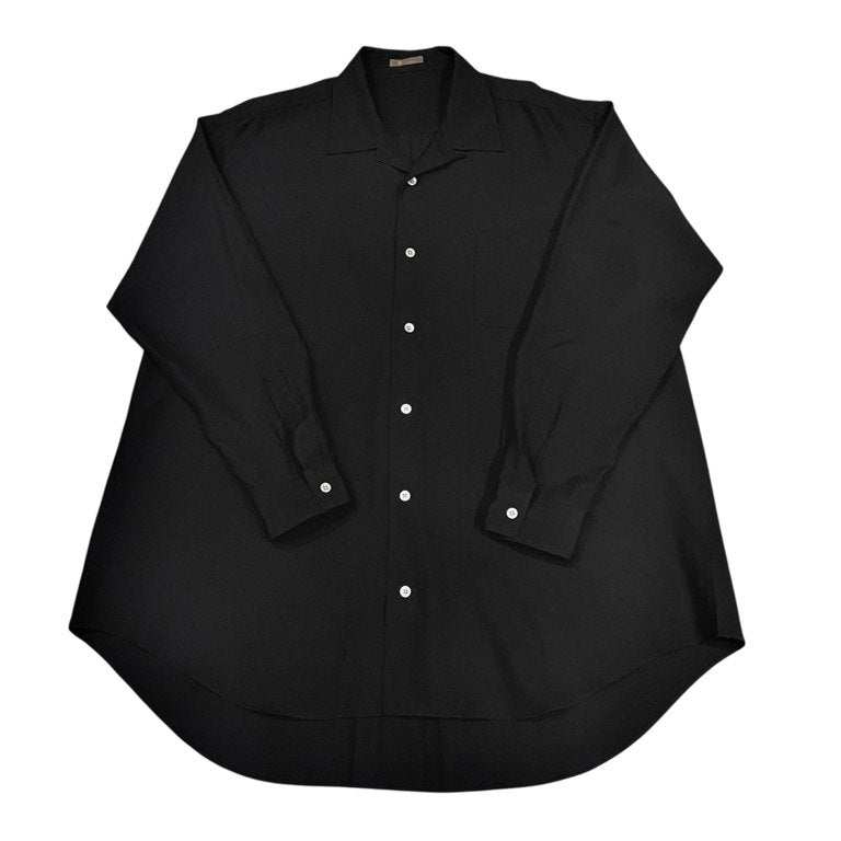 Y's for men 90s Wool Tuxedo Open Oversized Shirt Size XL