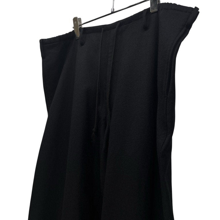 Y's for men Wool Cashmere Flannel Pants Black Size 3