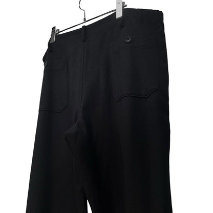 Y's for men Wool Cashmere Flannel Pants Black Size 3