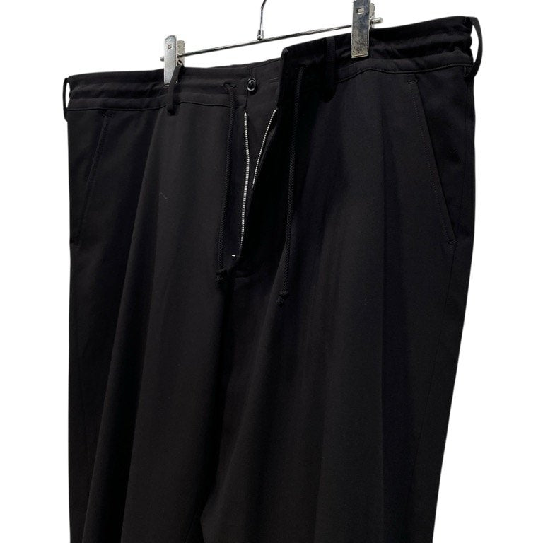 S'YTE Yohji Yamamoto Black Gabardine Flare Seam Pants Size 3