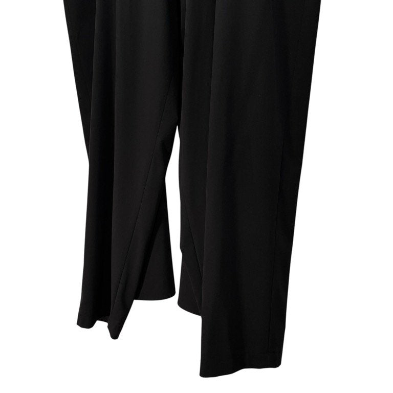 S'YTE Yohji Yamamoto Black Gabardine Flare Seam Pants Size 3