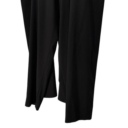 S'YTE Yohji Yamamoto Black Gabardine Flare Seam Pants Size 3