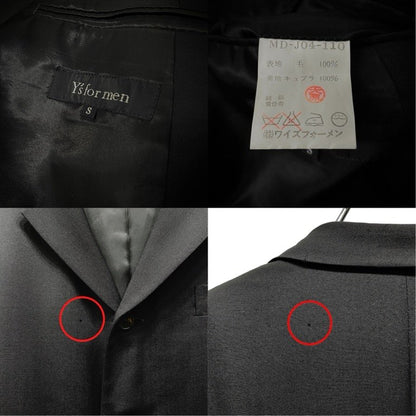Yohji Yamamoto Y's for men 90s 4-Button Gabardine Size S