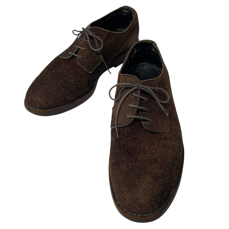 Comme des Garcons HOMME Brown Suede Lace-Up Boots 20SS
