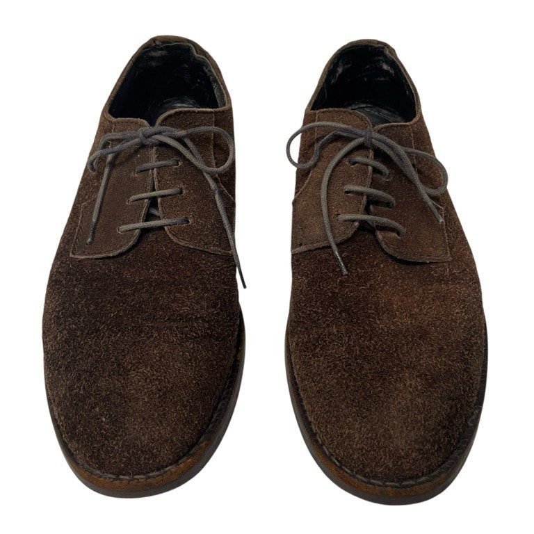 Comme des Garcons HOMME Brown Suede Lace-Up Boots 20SS