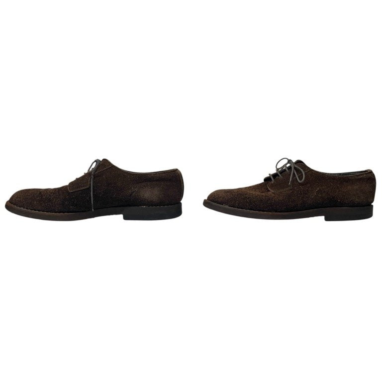 Comme des Garcons HOMME Brown Suede Lace-Up Boots 20SS