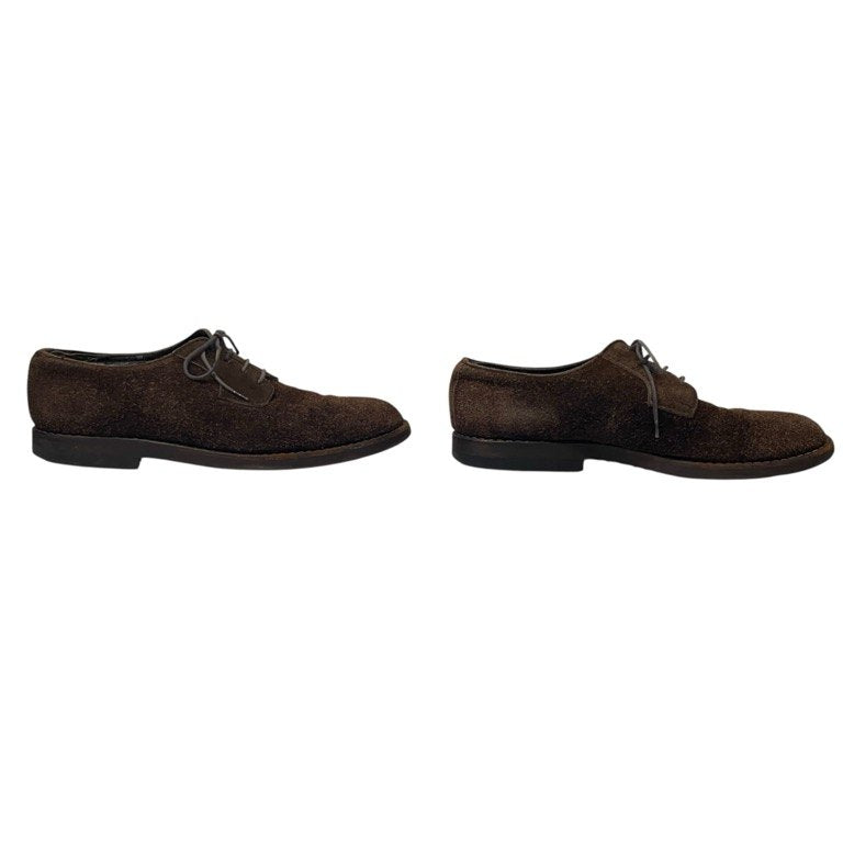 Comme des Garcons HOMME Brown Suede Lace-Up Boots 20SS