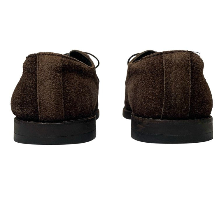 Comme des Garcons HOMME Brown Suede Lace-Up Boots 20SS