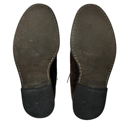 Comme des Garcons HOMME Brown Suede Lace-Up Boots 20SS