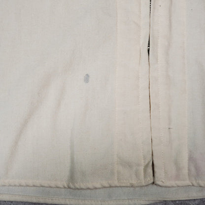 ALDEN 60s Vintage Genera Zip Baseball Shirt White Size 40
