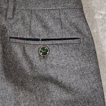 PT01 Wool Slacks Gray Italian Brand Size 42