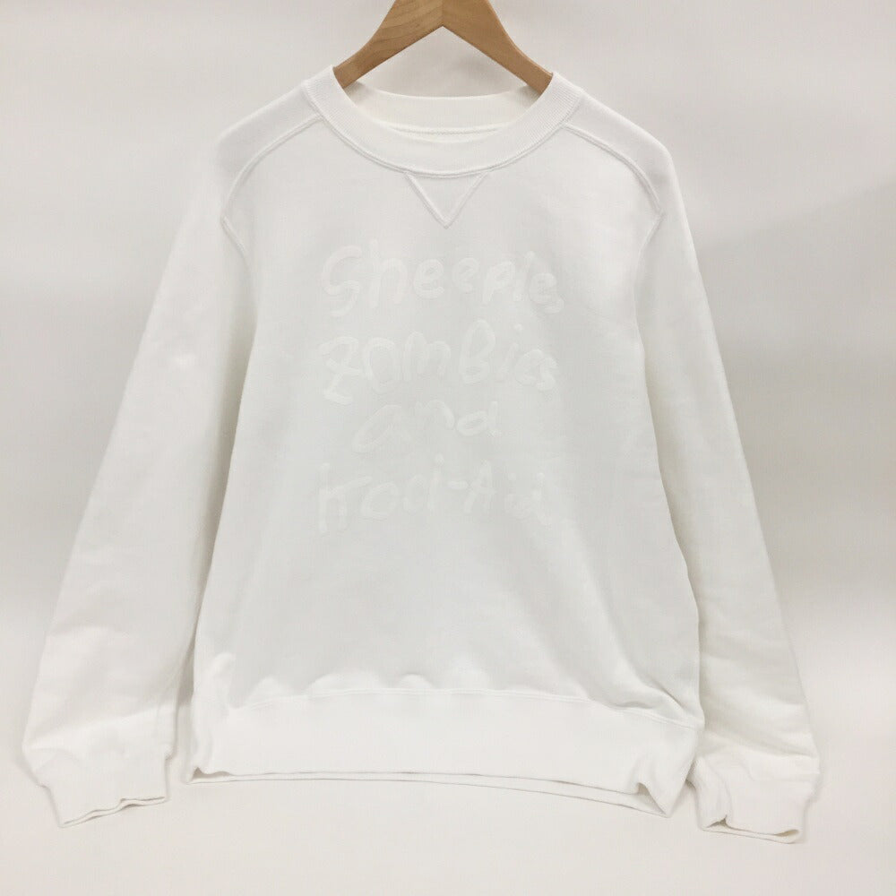 SACAI( MADSAKI Front Flock Print Sweatshirt White Size 3