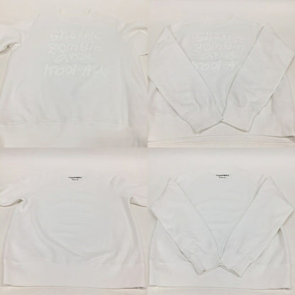 SACAI( MADSAKI Front Flock Print Sweatshirt White Size 3