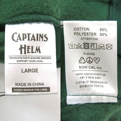 CAPTAINS HELM Helm Local Pullover Hoodie Green Size L
