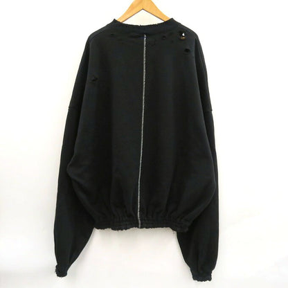 SHINYAKOZUKA Distressed Loose Giant Sweatshirt Black Size S